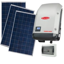 Kit Solar 08,71 kWp - Inversor FRONIUS - Gera de 1097 � 1463 kWh/m�s